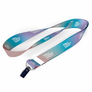 Cordão Para Crachá 12mm Cordão argola e mosquetão 20mm 900x20mm 4x4 Impressão frente e verso   