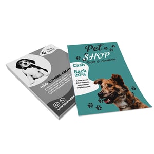 PANFLETOS Apergaminhado 90g 150x210mm 4x4 Cor Sem verniz Corte reto 