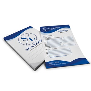 TIMBRADO Apergaminhado 90g 100x150mm 4x4 Cor Sem verniz Corte reto 