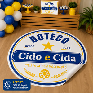 TAPETE ADESIVO Adesivo vinil 280g Metro Quadrado 4x0 cor Brilho ou Fosco Formato especial 