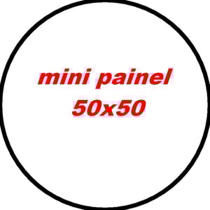 mini painel emergencial  50x50    
