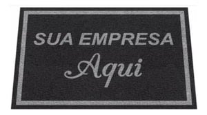CAPACHO DE PORTA  60X40CM Impressão  UV PRETO, CINZA, MARROM  