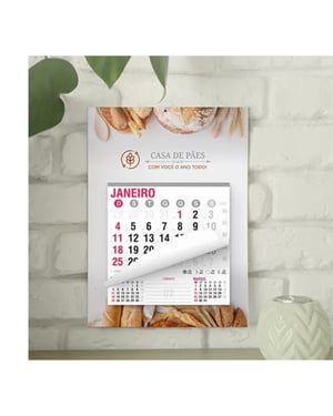 Calendário de Parede  27x37cm    