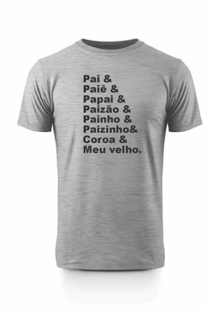 Camiseta Personalizada Tecido Poliéster Cinza Estampa Colorida A4  Sublimação  
