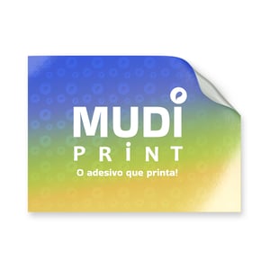 Adesivo Vinil Personalizado Vinil Adesivo 0,09mm Personalizado - Escolha a Medida 4x0 - Impressão Frente Brilho ou Fosco Com ou Sem Película/Laminação Extra 