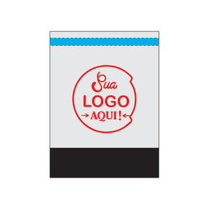 SACO PARA ROUPA 25CM x 35CM Polipropileno (PP), Brilhoso, transparente. Espessura: 6 micras 25cm x 35cm Impressão só frente, personalizadas em um lado Sem revestimento Saco com tarja preta e lacre. Tamanho máximo da arte: 18cm x 18cm A impressão pode variar em até 15% da tonalidade de sua logo, pois cada tela de celular ou monitor tem uma calibragem diferente. Assim como pode haver diferença de tonalidade de um produto para outro.