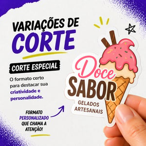 Adesivo UV Personalizado (alta durabilidade)