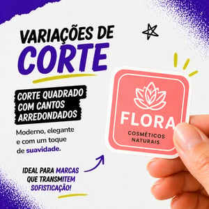 Adesivo UV Personalizado (alta durabilidade)