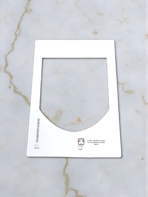 Kit 6 Cartazes de Formatos de Rosto Universal