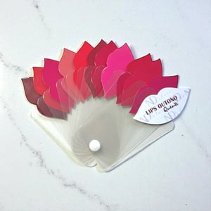 Kit com 12 Cartelas Lips