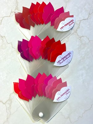 Kit com 12 Cartelas Lips