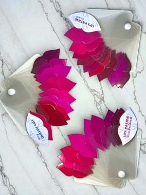 Kit com 12 Cartelas Lips