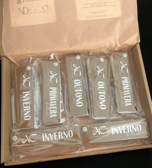 Kit com 12 Cartelas Leques