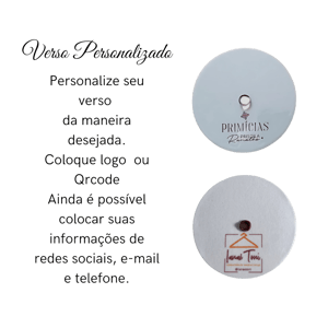 Chaveiro Círculo Cromático Tradicional Personalizado