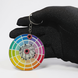 Chaveiro Círculo Cromático Tradicional Personalizado