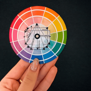 Círculo Cromático Tradicional 8 cm Personalizado