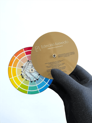 Círculo Cromático Tradicional 8 cm Personalizado