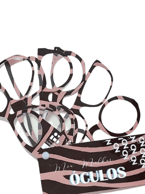 Gabarito de Óculos – Animal Print