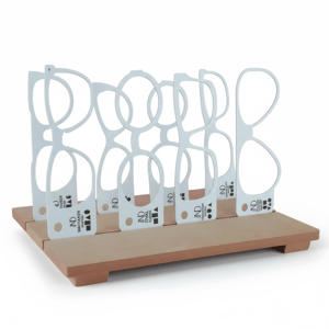 Kit Óculos Luxo em Acrílico + Base MDF