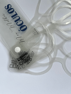 Gabarito de Óculos Transparente