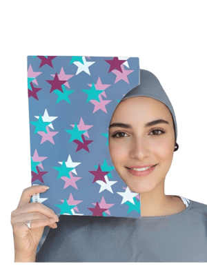 Cartazes de Contraste – Estrelas Polaseal + Papel foto 28x20 frente  Artesanal 