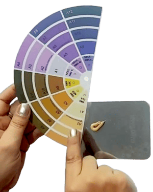 Lua Guia de Neutralização de Bases Amareladas e Rosadas papel foto +  polaseal  frente  Artesanal 