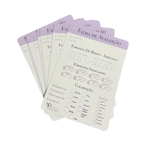 Ficha de Anamnese Óculos  15x20    