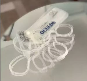 Gabarito de Óculos Transparente Folha Transparente + Plástico Polaseal     