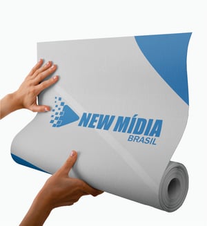 Adesivo Papel de Parede Vinil Branco  4x0 Fosco Sem acabamento 