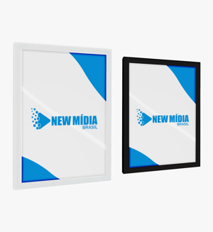 Quadro Decorativo Personalizado fundo em mdf3mm - Impressão Digital Preço por unidade 4x0 Brilho Altura da Moldura (cm): 3cm 
