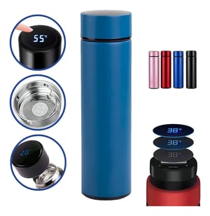 Garrafa Térmica Em Aço Inox Com Termômetro Led Digital  Ml 500ML