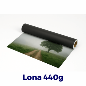 Lona 440g Eco Solvente Lona 440g Eco Solvente – PVC com trama de poliéster M² 4x0 – frente colorida,digital eco solvente de alta definição Sem Revestimento Escolha o Acabamento 