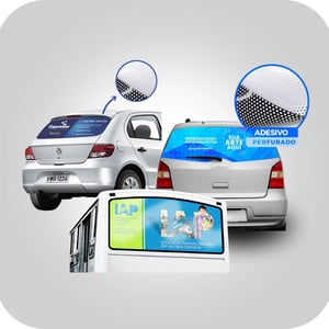 Adesivo Perfurado Impressão de Alta Qualidade Adesivo Variado 4x0 Sem Revestimento Refile 