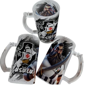 Caneca de Chopp 475ml Time Brasileiro Jateada