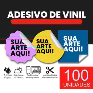 Adesivo em Vinil Branco