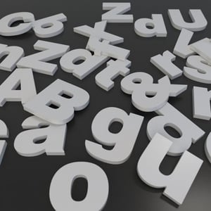 Letra Caixa em PVC PVC 10 mm Personalizado 4x0 C/ Pintura Automotiva Brilho Sem Iluminação