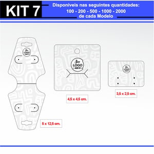 Kit 07 Iniciante Couchê 300g  4x0 Verniz Total Brilho Frente  