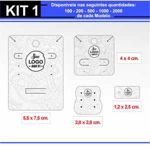 Kit 01 Iniciante Couchê 300g  4x0 Verniz Total Brilho  