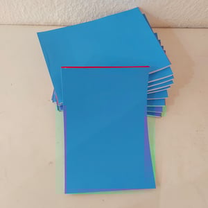 Bloco para Cartas | 50 Folhas Papel Off-Set 75g 20x30cm   Corte Reto 