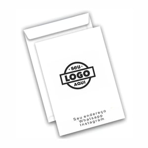 Envelope Saco Papel Off-Set 90g 18,5x24,5cm 2x0  Sem Sangria 