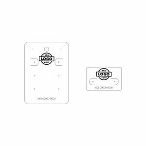 Tag Brinco + Tag Trio Couchê 300g  4x0   