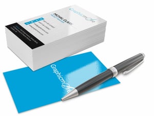 Cartão de visita Papel Couche 300g 9cmx5cm Colorido Frente/Verso Verniz Total Brilho Frente/Verso  