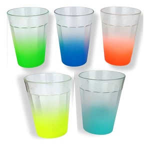 Copo Americano Jateado Acrilico  Colorido   