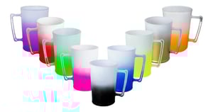 Caneca de Choop Jateado  Personalizado Acrilico  Colorido   