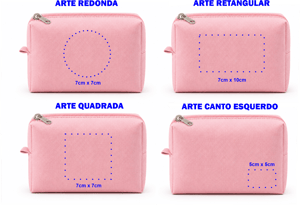 Necessaire Personalizada Cores Claras