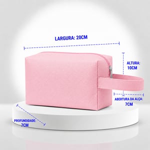 Necessaire Lisa com Alça pra Uso ou Revenda