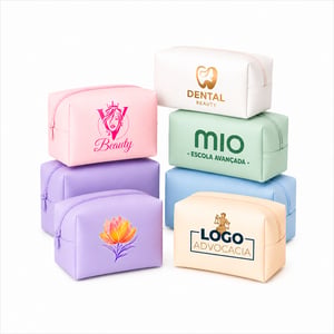 Necessaire Personalizada Cores Claras   Peças Personalizadas   