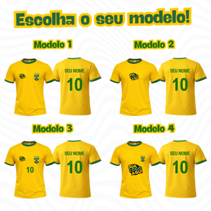 CAMISA PERSONALIZADA ESTILO BRASIL