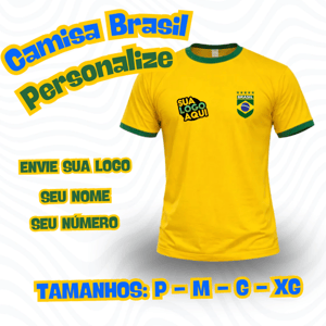 CAMISA PERSONALIZADA ESTILO BRASIL
