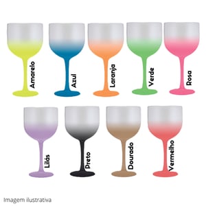 Taça gim Degradê Personalizada (frente)